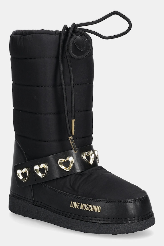 Sněhule Love Moschino textilní černá JA24192G1NISD00B