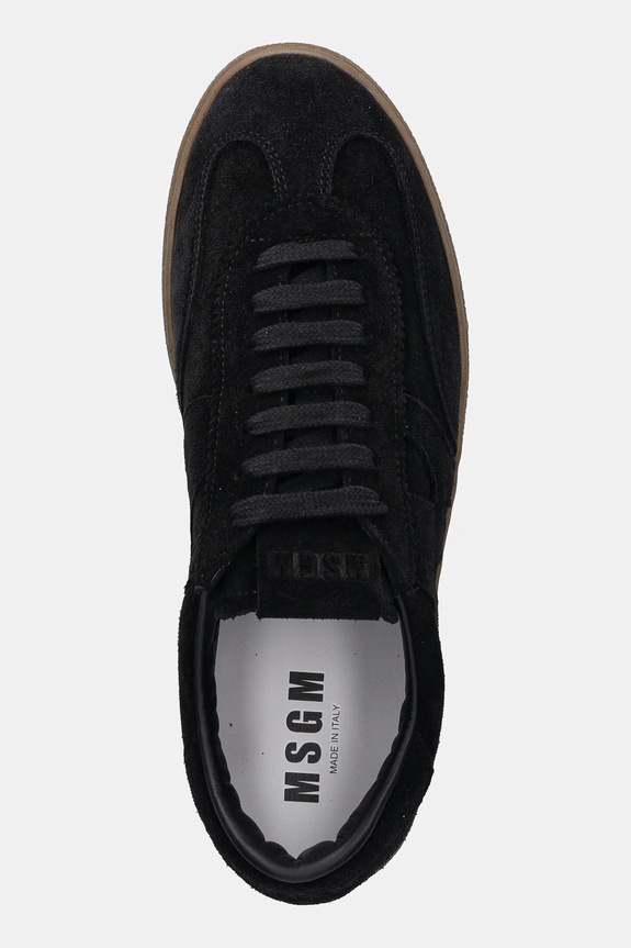Semišové tenisky MSGM čierna 3941MDS021.996.99