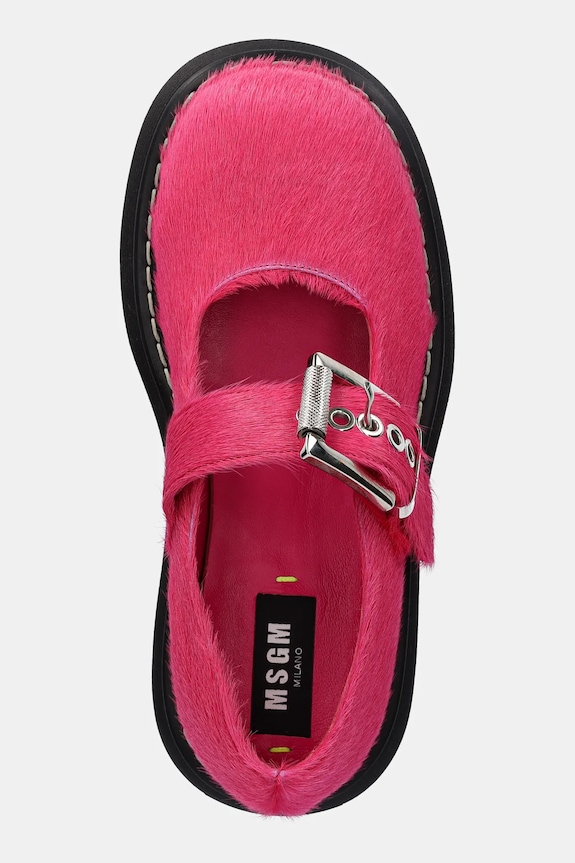 Semišové baleríny MSGM ružová 3941MDS858.995.14