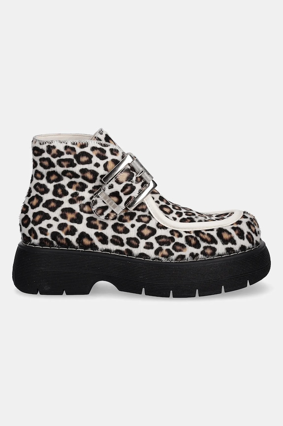 Semišové topánky MSGM 3941MDS857.936.2 béžová AW25