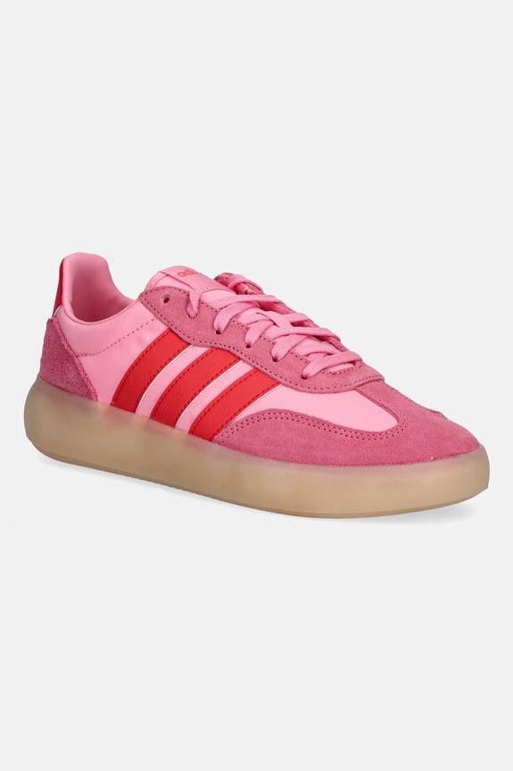 adidas sneakersy skórzane Barreda Decode skóra zamszowa różowy JR1217