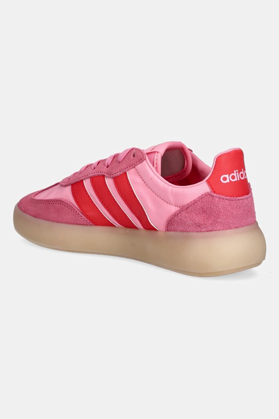 Obuwie adidas sneakersy skórzane Barreda Decode JR1217 różowy