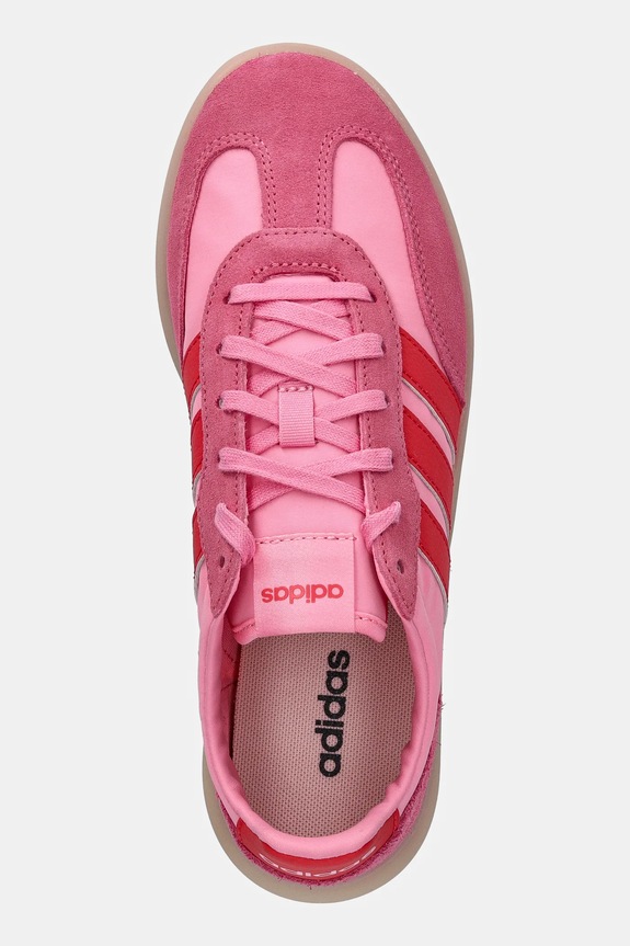adidas sneakersy skórzane Barreda Decode różowy JR1217