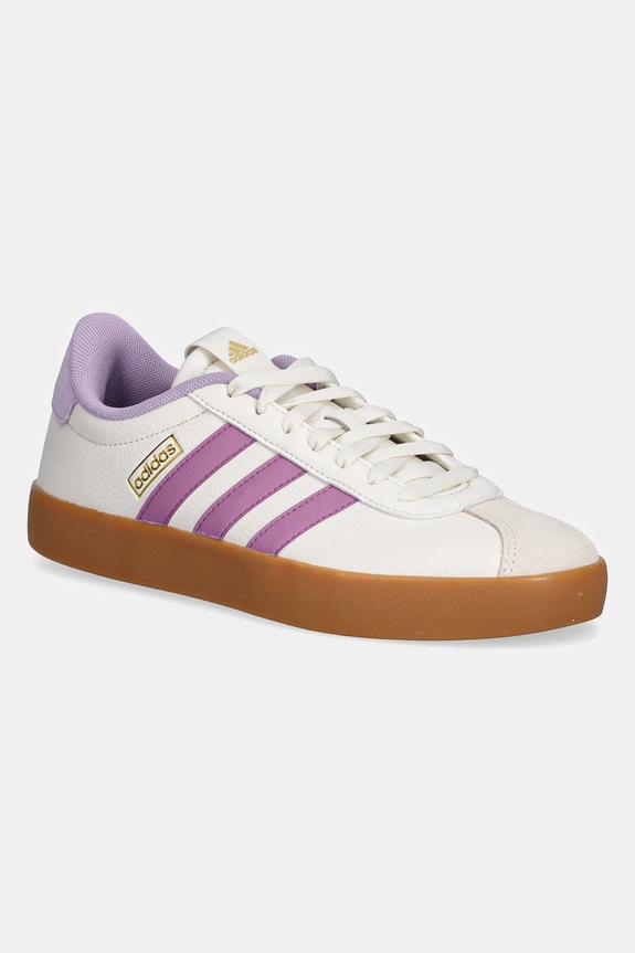 Tenisky adidas Vl Court 3.0 semišová koža béžová JR8661
