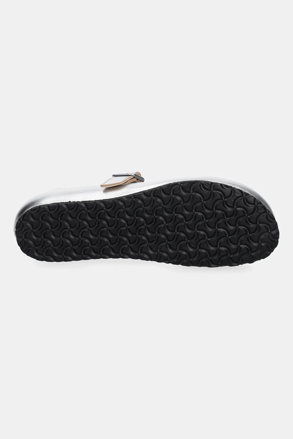 Birkenstock leather ballet flats Santa Clarita 1030679 silver