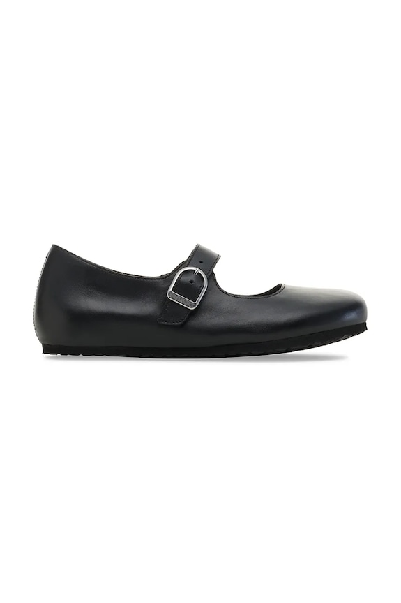 Шкіряні балетки Birkenstock Santa Clarita чорний 1030709.