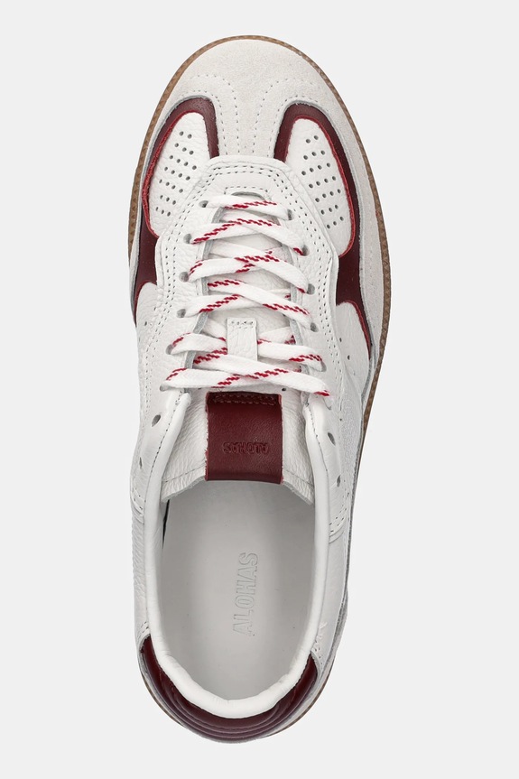 Tenisice od brušene kože Alohas S100709-07 bijela S100709.07