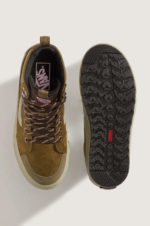 Πάνινα παπούτσια Vans MTE Sk8-Hi Waterproof καφέ VN000DAQRPK1