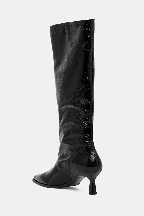 Παπούτσια Δερμάτινες μπότες Billi Bi A9354.260 μαύρο