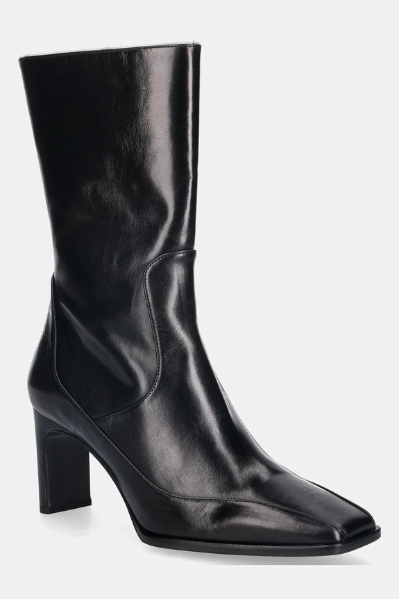 Δερμάτινες μπότες Billi Bi 5-8 cm μαύρο A9380.80