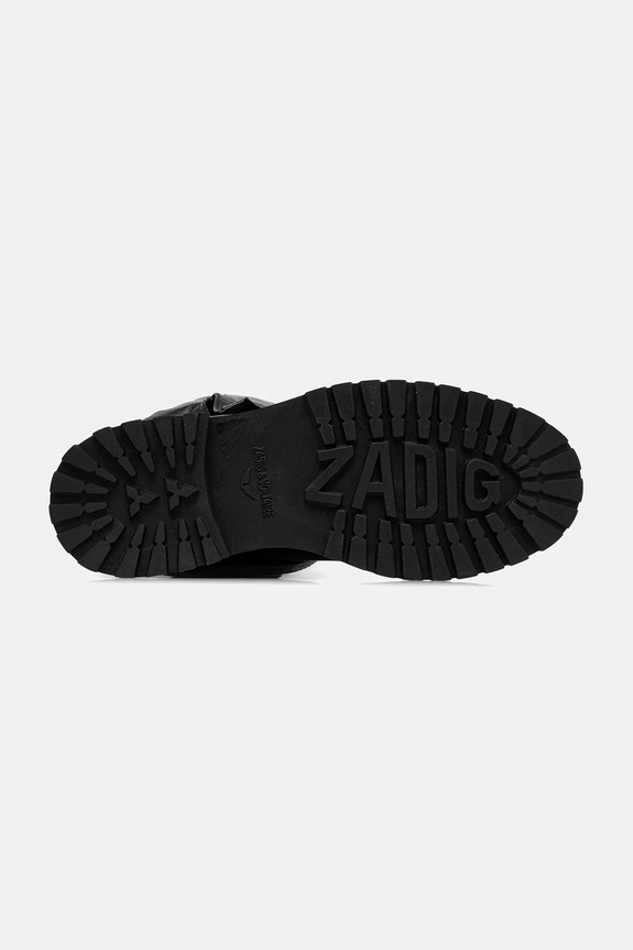 ZADIG&VOLTAIRE cizme de piele Angie SWCT02058 negru