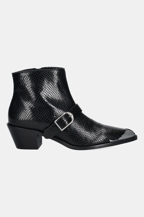 Kožené členkové topánky ZADIG&VOLTAIRE Tylow SWCT02066 čierna AW25