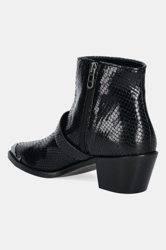 Obuv Kožené členkové topánky ZADIG&VOLTAIRE Tylow SWCT02066 čierna