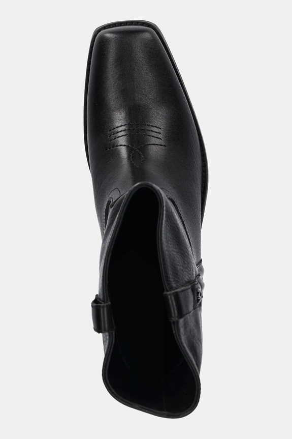 Kožne gležnjače Weekend Max Mara Ranch crna 2525796034600.BLACK