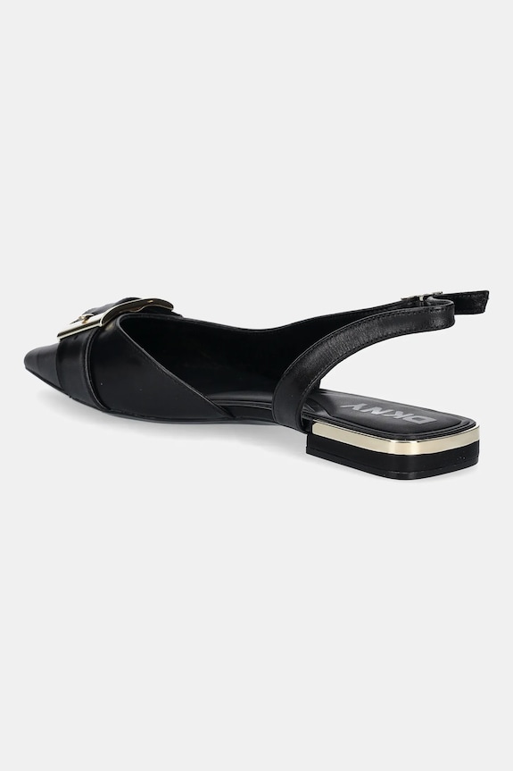 Încălțăminte Dkny balerini de piele Clemma K3590639.BLK negru