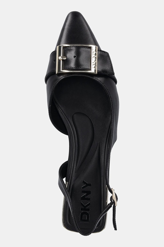 Dkny balerini de piele Clemma negru K3590639.BLK