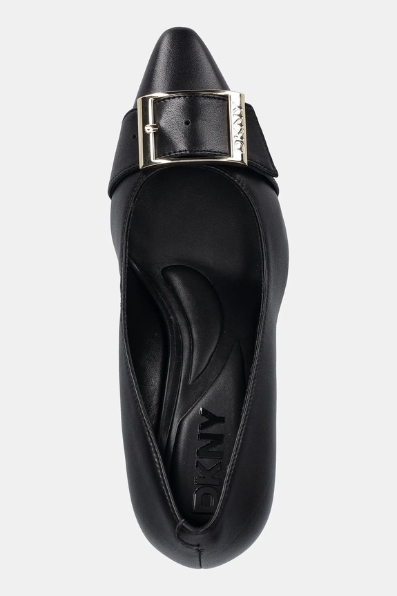 Kožené lodičky Dkny Nashbrook čierna K3544717.BLK