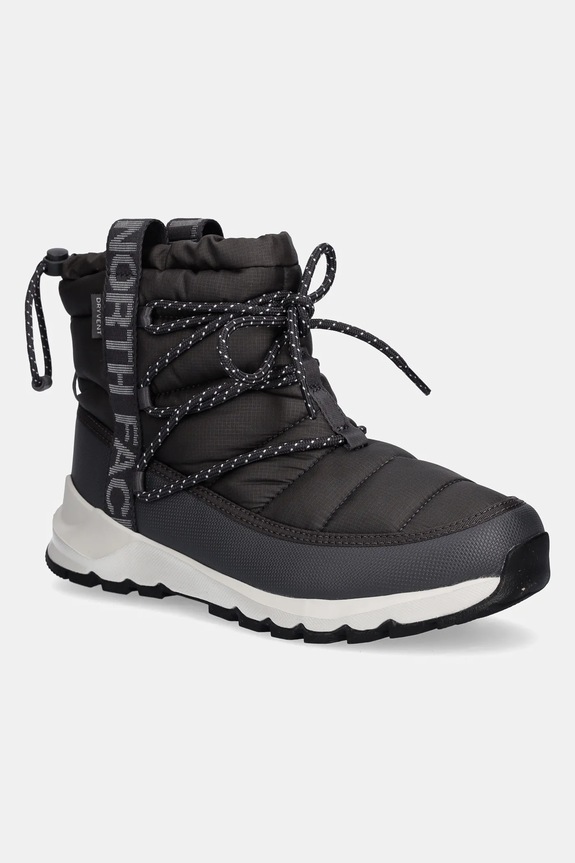 The North Face śniegowce Thermoball Lace Up ocieplane szary NF0A5LWDCIH1