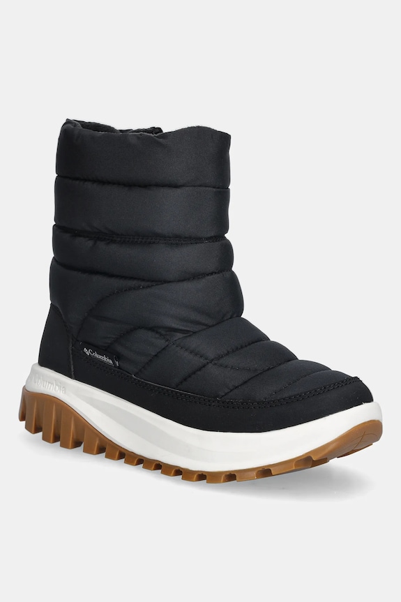 Columbia śniegowce SNOWTROT MID imitacja skóry licowej czarny 2075111