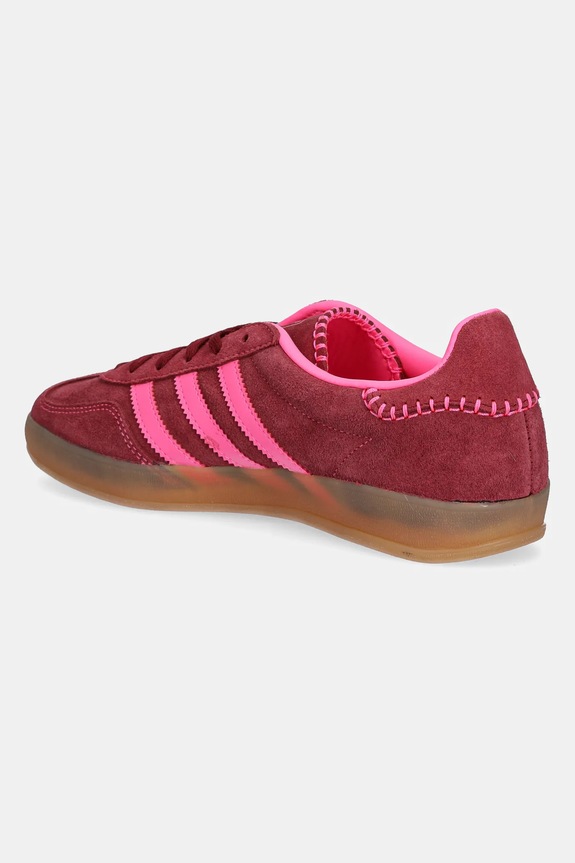 Boty Semišové tenisky adidas Originals Gazelle Indoor W JS1403 burgundské