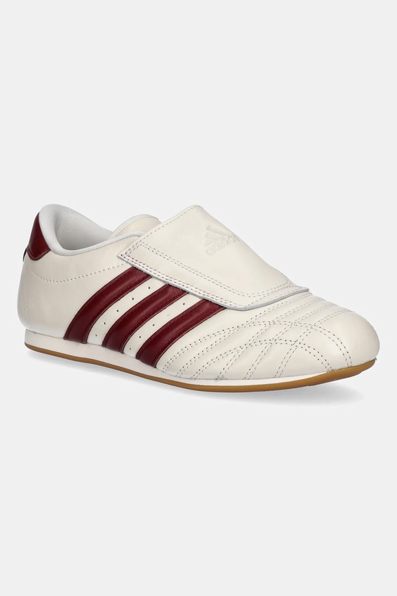 adidas Originals sneakersy skórzane Adidas Taekwondo W niska beżowy JS4527