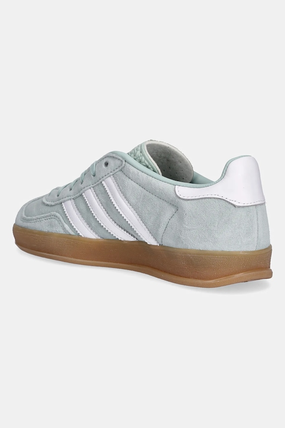 Boty Semišové tenisky adidas Originals Gazelle Indoor W JS1396 tyrkysová