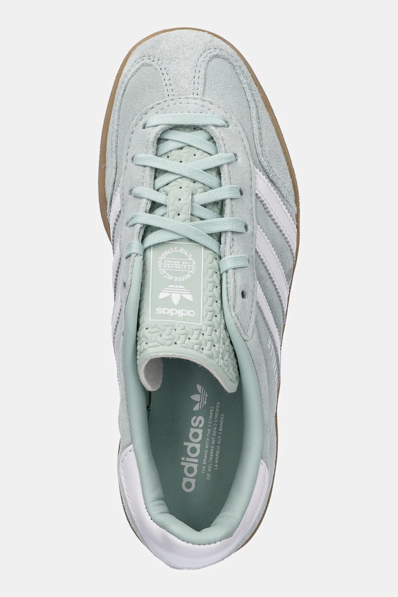 Semišové tenisky adidas Originals Gazelle Indoor W tyrkysová JS1396