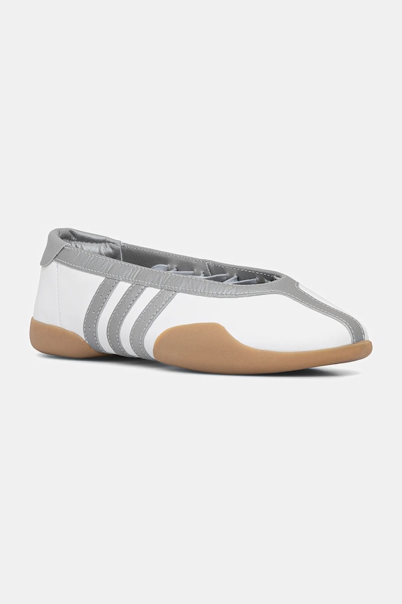 Шкіряні балетки adidas Originals Taekwondo Mei Ballet W Flat sneakers білий JQ6438