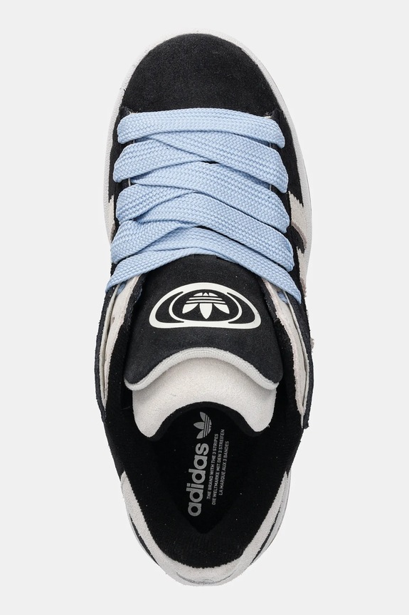 adidas Originals sneakers in camoscio Campus 00S Double W nero JQ5747