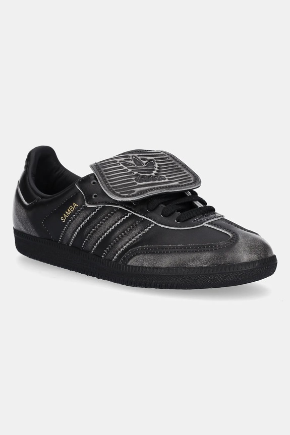 Kožne tenisice adidas Originals Samba Lt W ravni crna JR5999