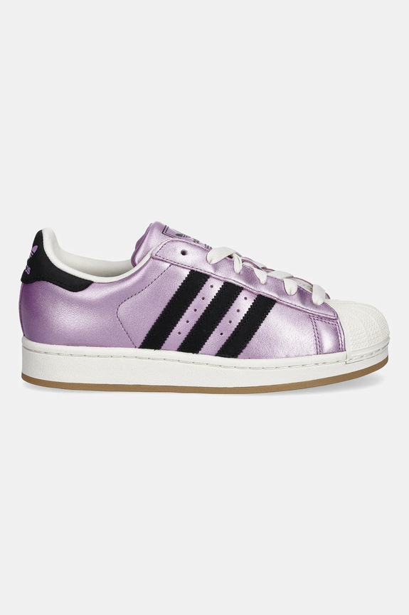 Δερμάτινα sneakers adidas Originals Superstar II W JS4008 μωβ AW25
