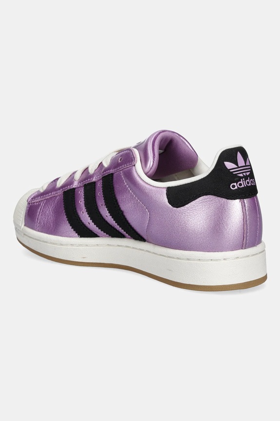 Παπούτσια Δερμάτινα sneakers adidas Originals Superstar II W JS4008 μωβ