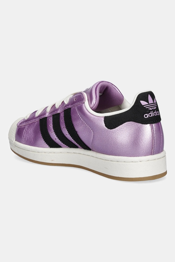 Παπούτσια Δερμάτινα sneakers adidas Originals Superstar II W JS4008 μωβ