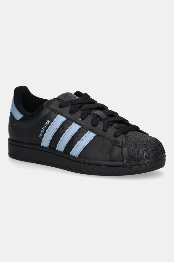 adidas Originals leather sneakers Superstar II W grain leather black JS1338