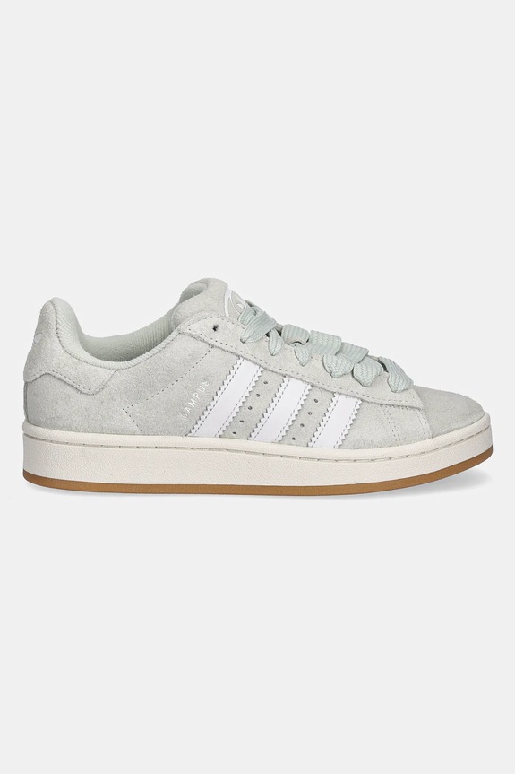 Tenisice od brušene kože adidas Originals Campus 00S JQ8348 zelena AW25