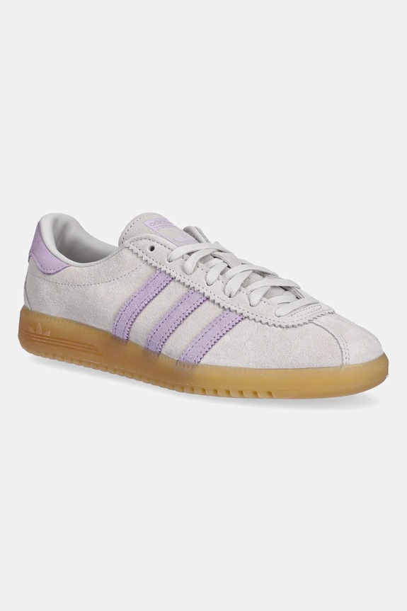 Tenisice od brušene kože adidas Originals Adidas Brmd W ravni siva JS3975