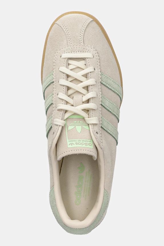 adidas Originals sneakers din piele întoarsă Adidas Brmd W bej JS3976