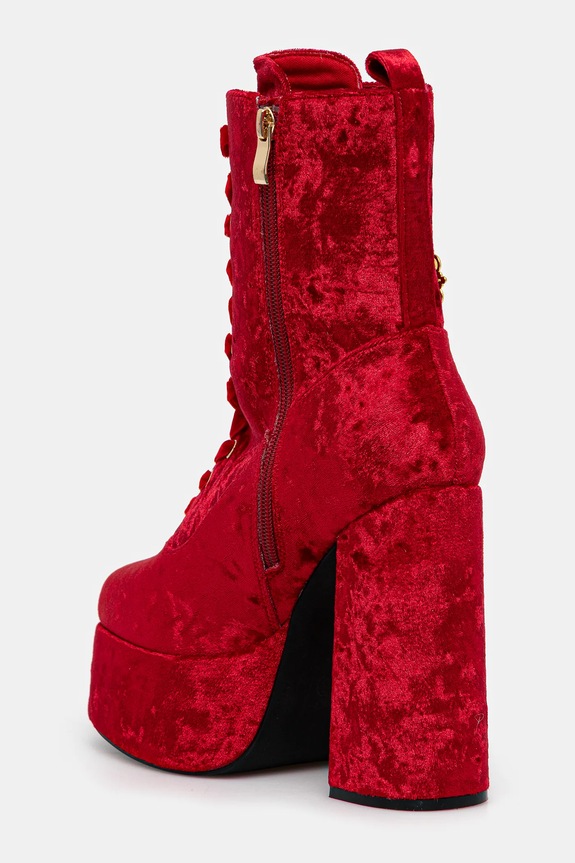 Παπούτσια Μποτάκια Koi Footwear The Six Shadows DBP16 κόκκινο