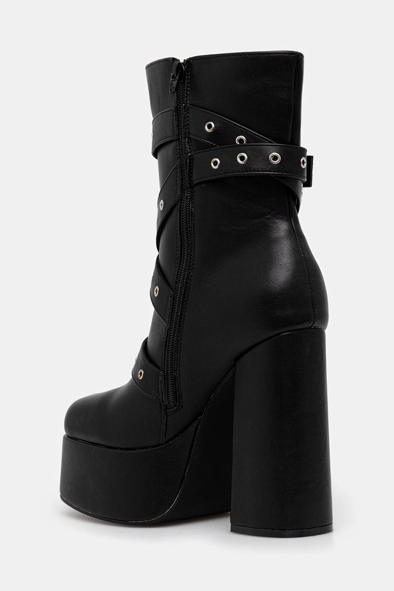 Παπούτσια Μποτάκια Koi Footwear Altmeri DBP94 μαύρο