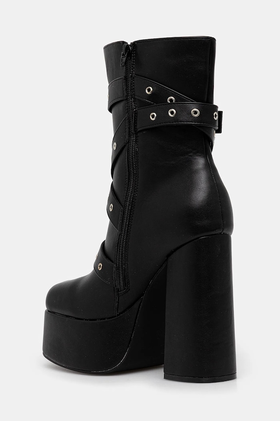 Παπούτσια Μποτάκια Koi Footwear Altmeri DBP94 μαύρο