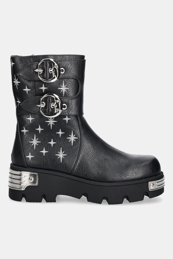 Členkové topánky Koi Footwear Eclipsed Rituals KK24 čierna AW25