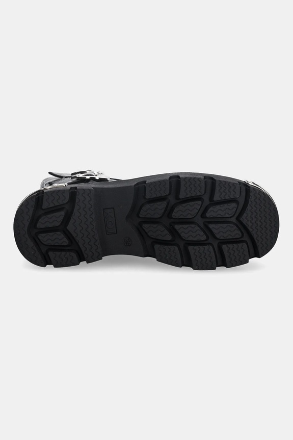 Členkové topánky Koi Footwear Eclipsed Rituals KK24 čierna