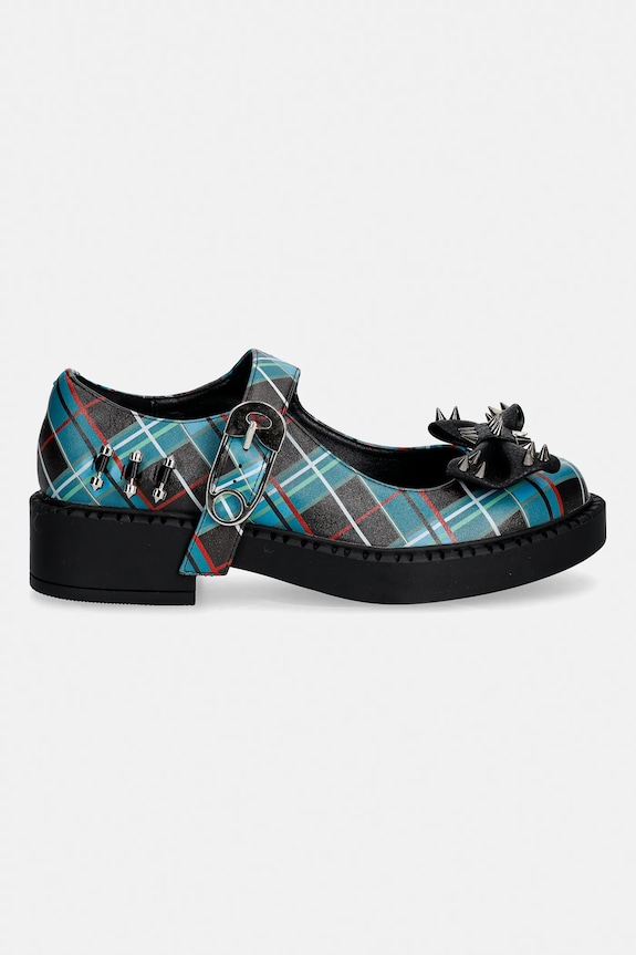 Koi Footwear balerina x Monster High Simulacrums Plaid SWA.57 türkiz AW25