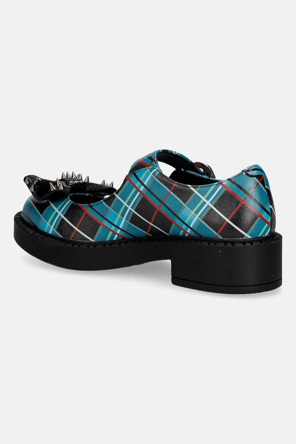Cipők Koi Footwear balerina x Monster High Simulacrums Plaid SWA.57 türkiz