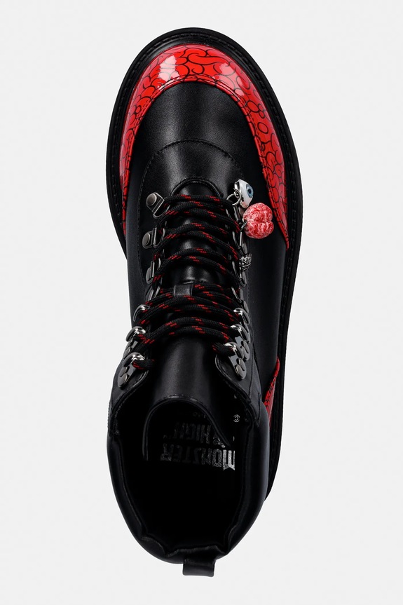 Členkové topánky Koi Footwear x Monster High Ghoulia Yelps čierna Ghoulia.Yelps