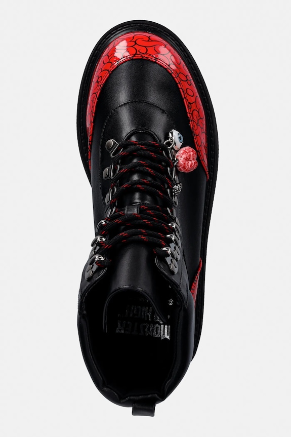 Členkové topánky Koi Footwear x Monster High Ghoulia Yelps čierna Ghoulia.Yelps