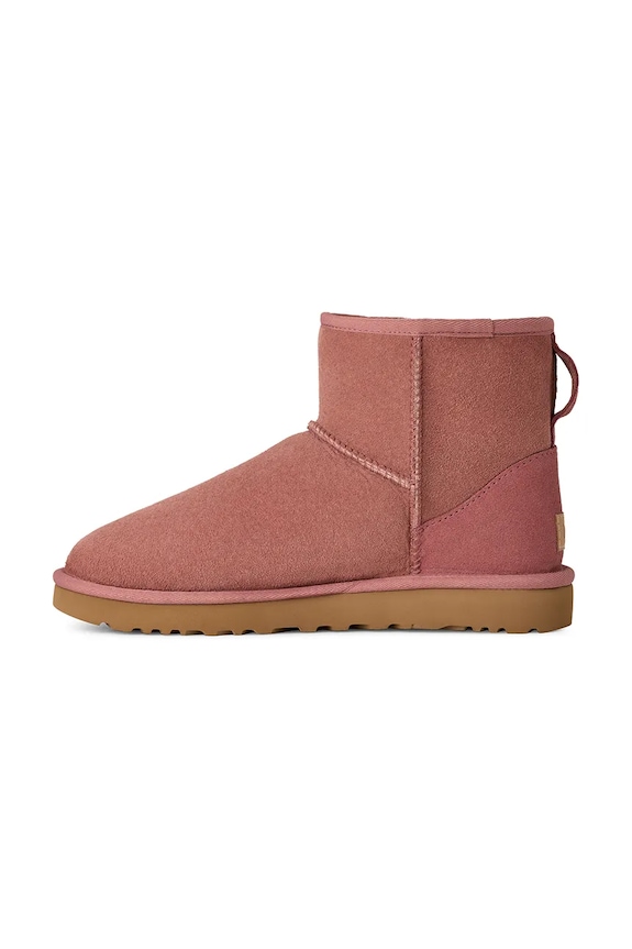 Μπότες χιονιού σουέτ UGG Classic Mini II ροζ 1016222.PDW