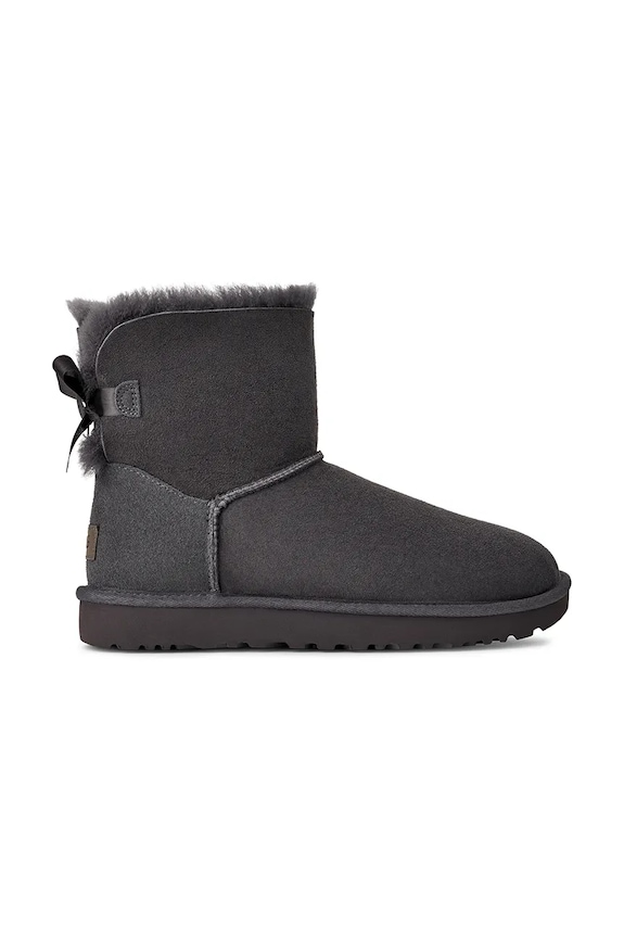 UGG stivali da neve Mini Bailey Bow II isolamento sintetico grigio 1016501.OBS