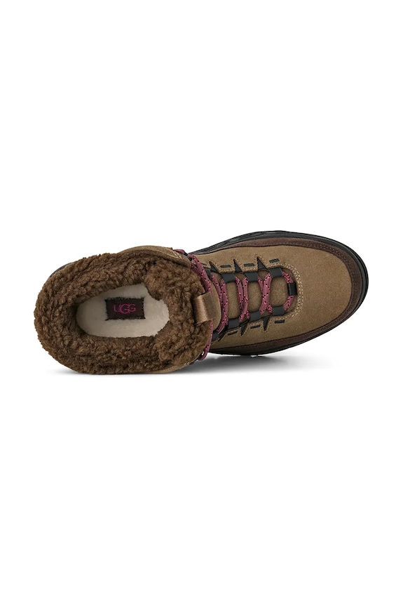 Kožené snehule UGG Terretrail Cozy Lace 1158210.DDC hnedá