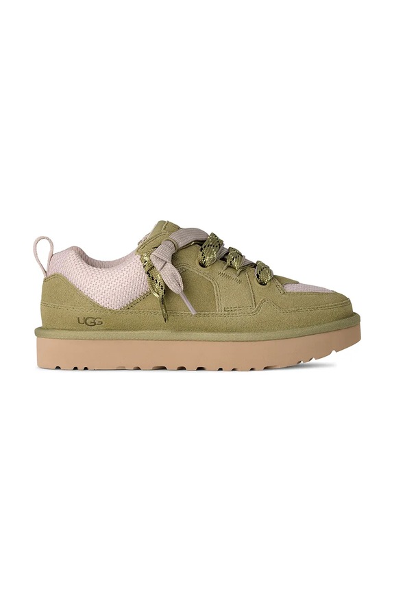 Tenisice UGG Lo Lowmel brušena koža zelena 1168890.MBRS